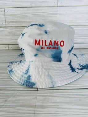 NWOT Milano Di Rouge Revers-able Bucket Hat Streetwear Adult Small/Med